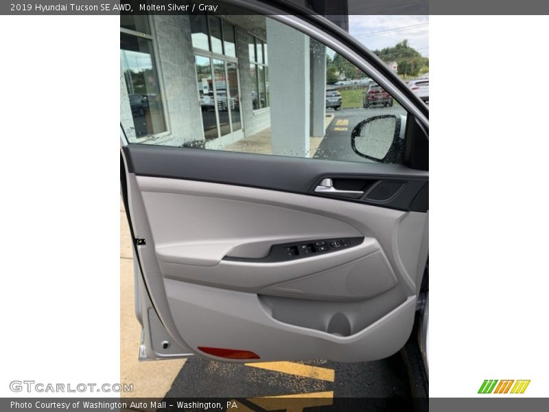 Molten Silver / Gray 2019 Hyundai Tucson SE AWD