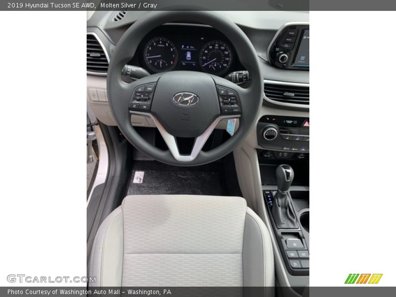 Molten Silver / Gray 2019 Hyundai Tucson SE AWD