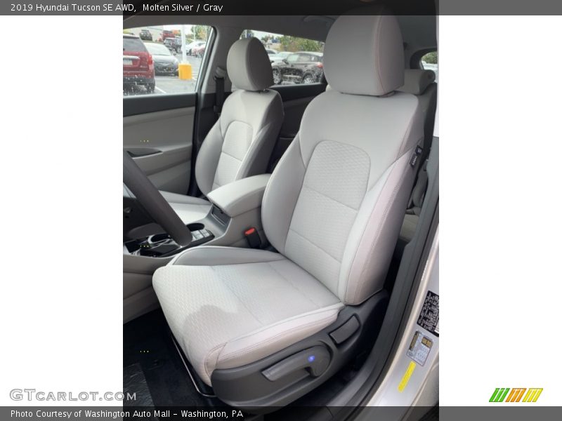 Molten Silver / Gray 2019 Hyundai Tucson SE AWD