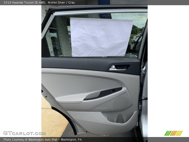 Molten Silver / Gray 2019 Hyundai Tucson SE AWD