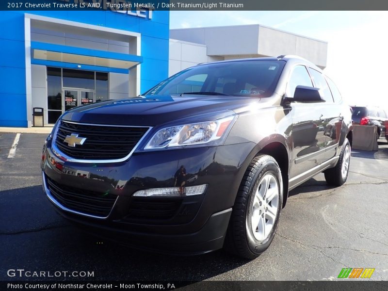 Tungsten Metallic / Dark Titanium/Light Titanium 2017 Chevrolet Traverse LS AWD