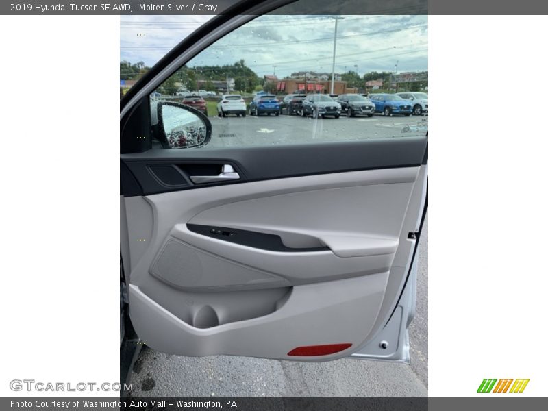 Molten Silver / Gray 2019 Hyundai Tucson SE AWD