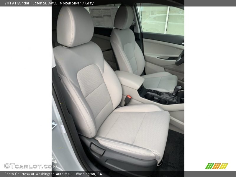 Molten Silver / Gray 2019 Hyundai Tucson SE AWD