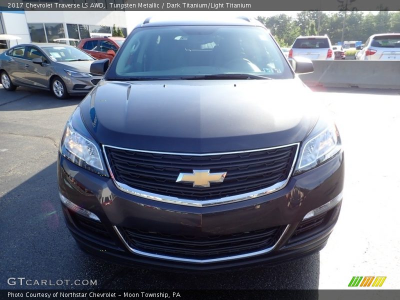 Tungsten Metallic / Dark Titanium/Light Titanium 2017 Chevrolet Traverse LS AWD