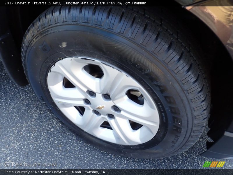 Tungsten Metallic / Dark Titanium/Light Titanium 2017 Chevrolet Traverse LS AWD