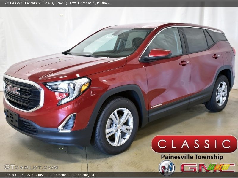 Red Quartz Tintcoat / Jet Black 2019 GMC Terrain SLE AWD