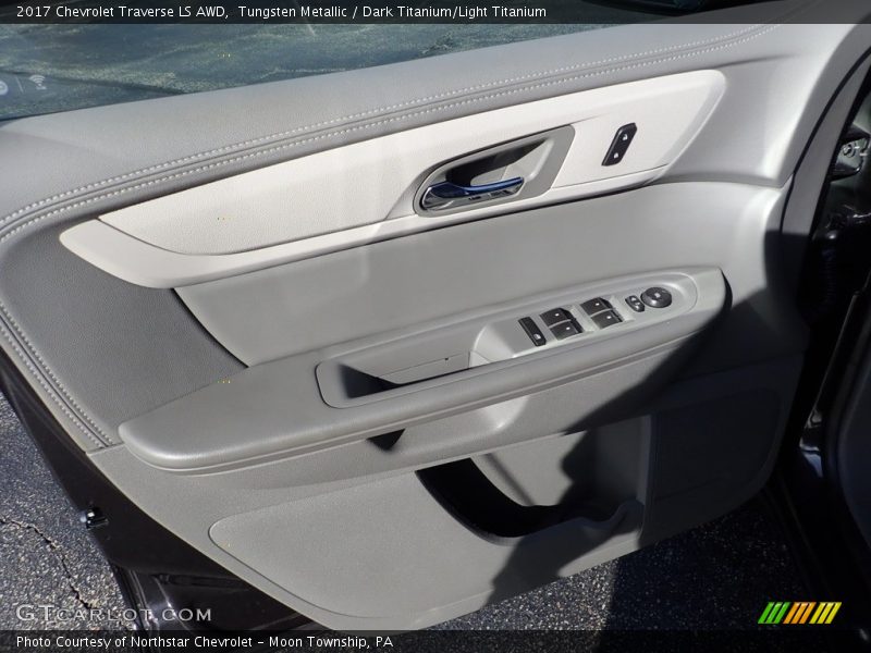 Tungsten Metallic / Dark Titanium/Light Titanium 2017 Chevrolet Traverse LS AWD