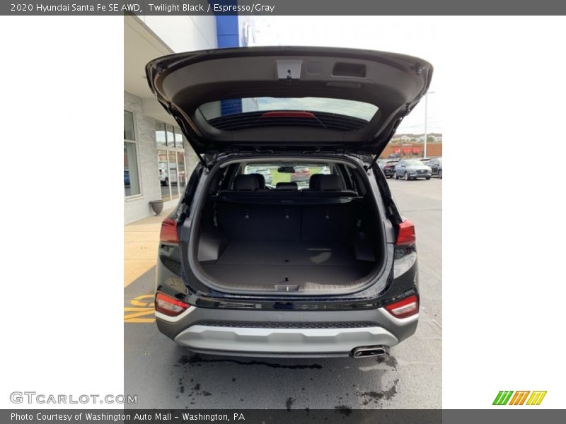 Twilight Black / Espresso/Gray 2020 Hyundai Santa Fe SE AWD