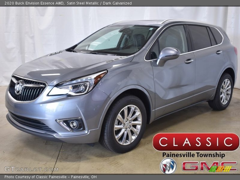 Satin Steel Metallic / Dark Galvanized 2020 Buick Envision Essence AWD