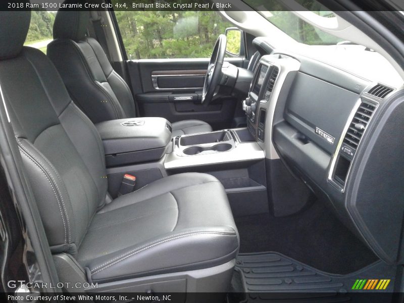 Brilliant Black Crystal Pearl / Black 2018 Ram 1500 Laramie Crew Cab 4x4