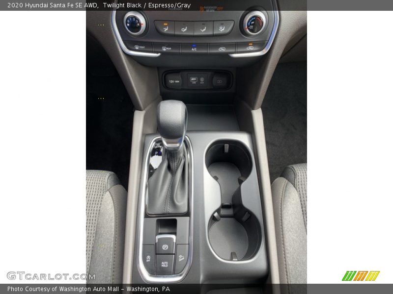 Twilight Black / Espresso/Gray 2020 Hyundai Santa Fe SE AWD