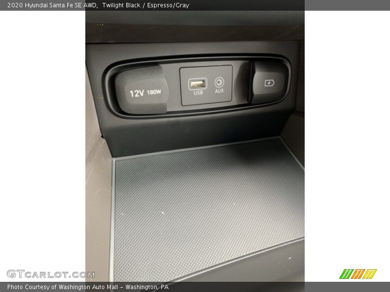 Twilight Black / Espresso/Gray 2020 Hyundai Santa Fe SE AWD