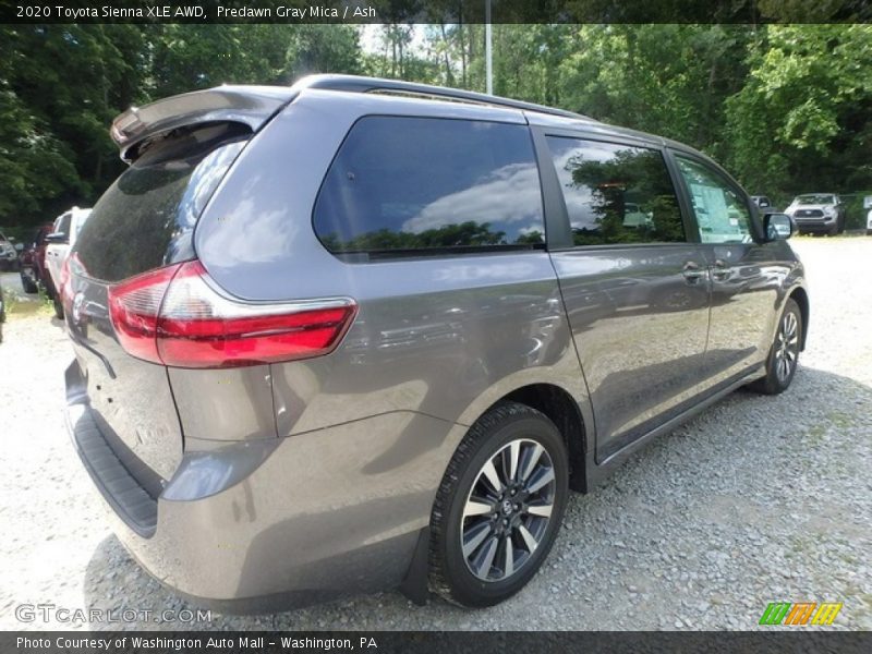 Predawn Gray Mica / Ash 2020 Toyota Sienna XLE AWD