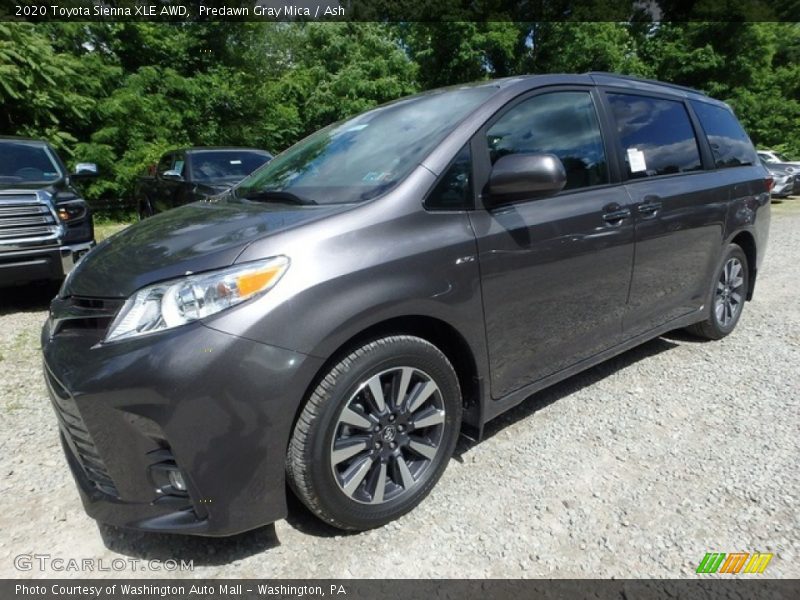 Predawn Gray Mica / Ash 2020 Toyota Sienna XLE AWD