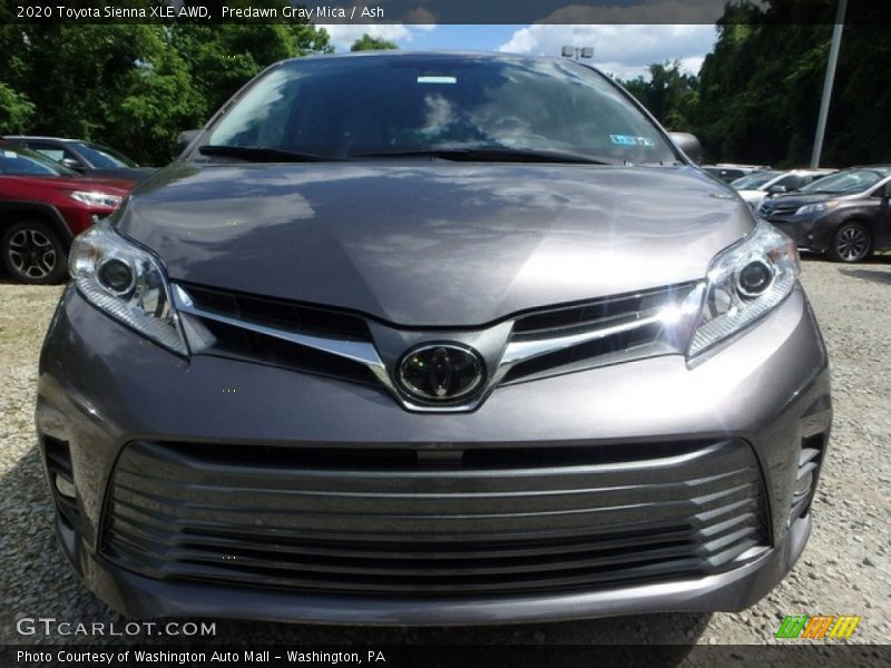 Predawn Gray Mica / Ash 2020 Toyota Sienna XLE AWD