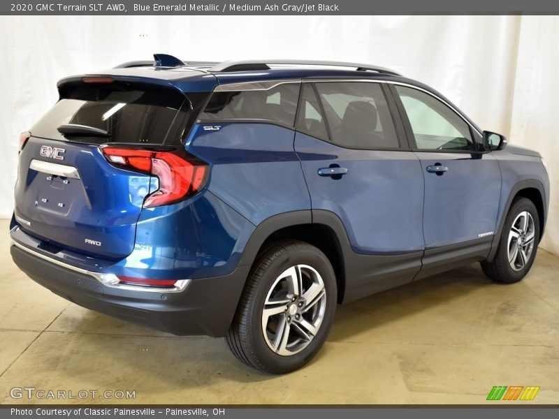 Blue Emerald Metallic / Medium Ash Gray/Jet Black 2020 GMC Terrain SLT AWD
