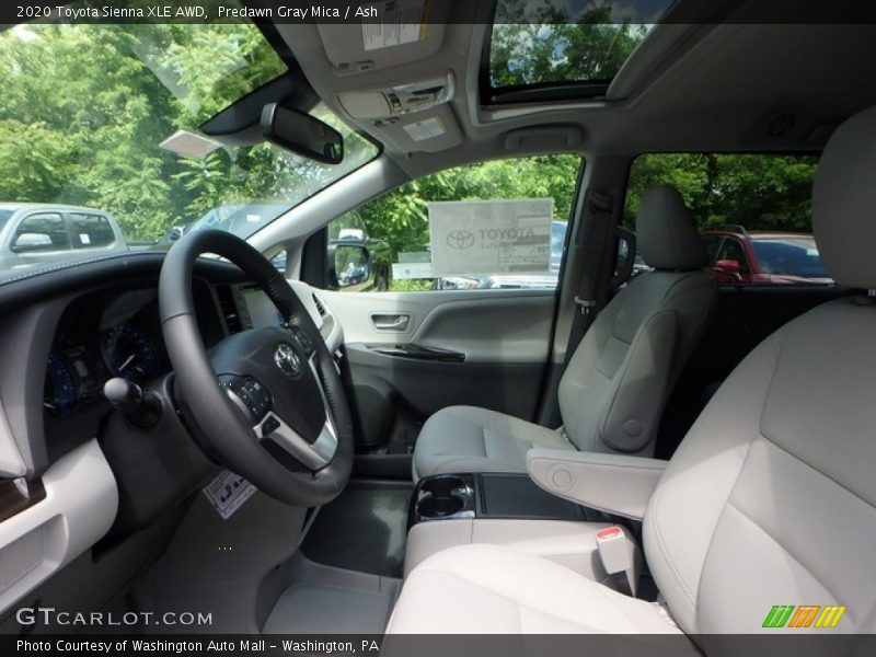 Predawn Gray Mica / Ash 2020 Toyota Sienna XLE AWD