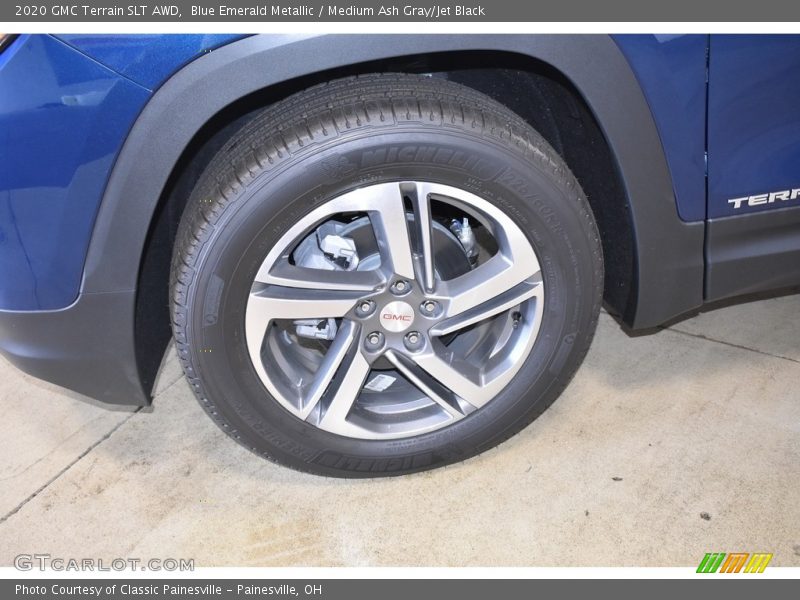 Blue Emerald Metallic / Medium Ash Gray/Jet Black 2020 GMC Terrain SLT AWD