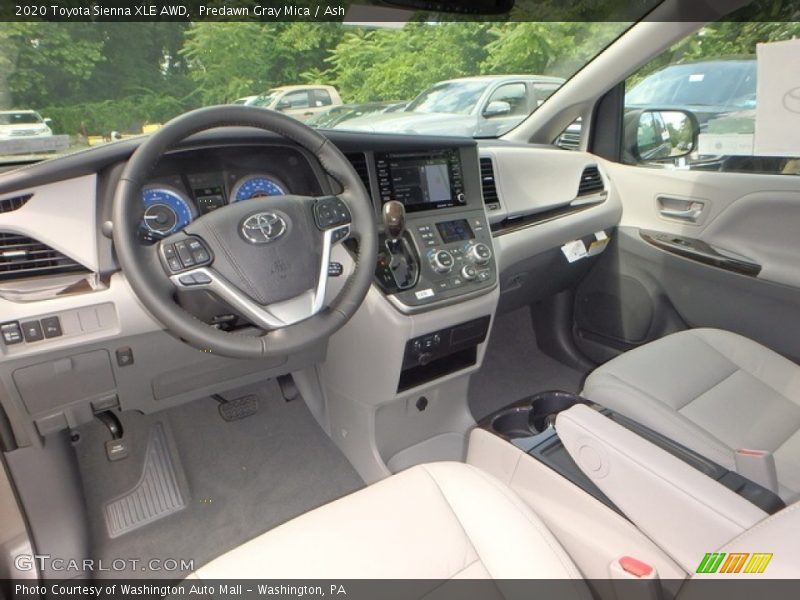 Predawn Gray Mica / Ash 2020 Toyota Sienna XLE AWD