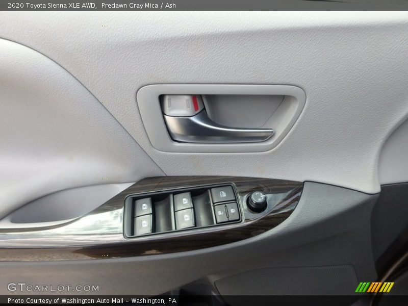Predawn Gray Mica / Ash 2020 Toyota Sienna XLE AWD
