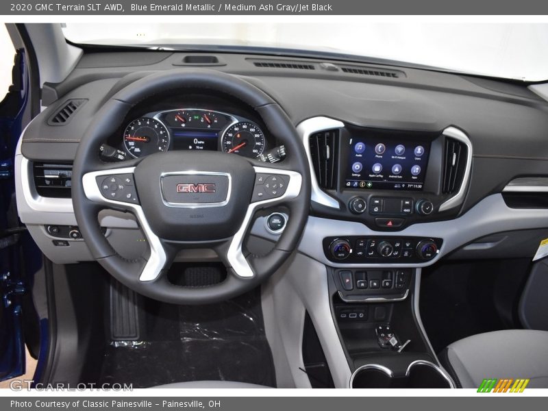Blue Emerald Metallic / Medium Ash Gray/Jet Black 2020 GMC Terrain SLT AWD
