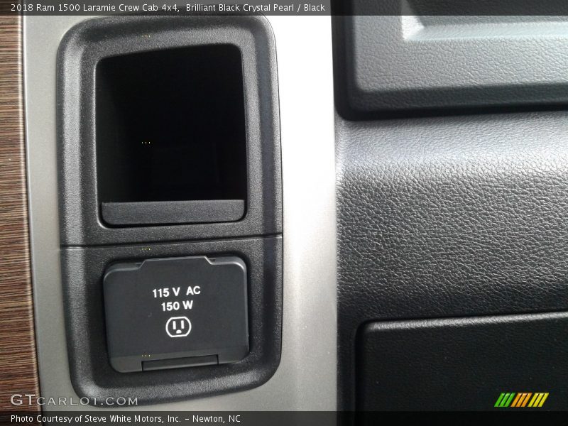 Brilliant Black Crystal Pearl / Black 2018 Ram 1500 Laramie Crew Cab 4x4