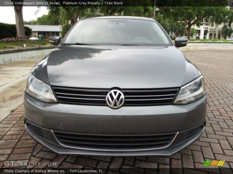 Platinum Gray Metallic / Titan Black 2014 Volkswagen Jetta SE Sedan