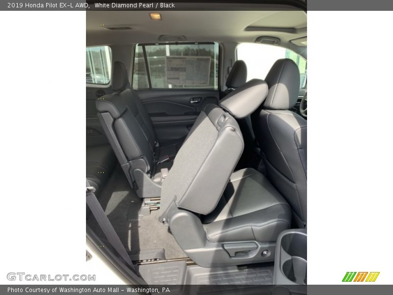 White Diamond Pearl / Black 2019 Honda Pilot EX-L AWD