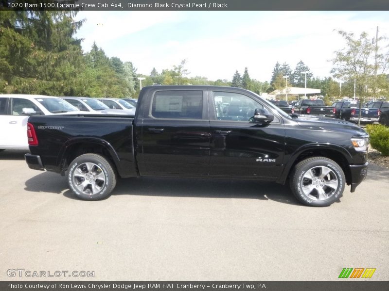  2020 1500 Laramie Crew Cab 4x4 Diamond Black Crystal Pearl