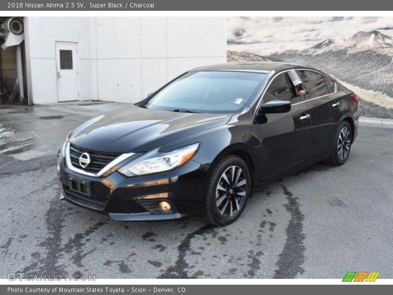 Super Black / Charcoal 2018 Nissan Altima 2.5 SV