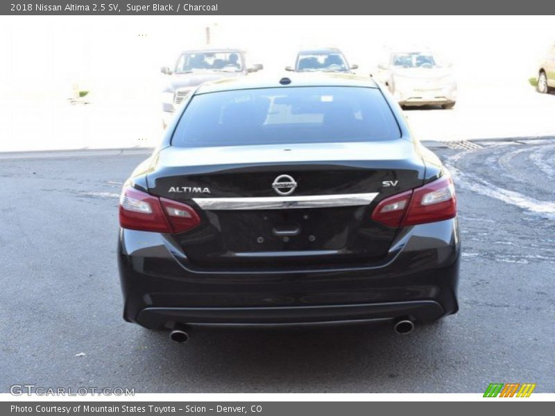 Super Black / Charcoal 2018 Nissan Altima 2.5 SV