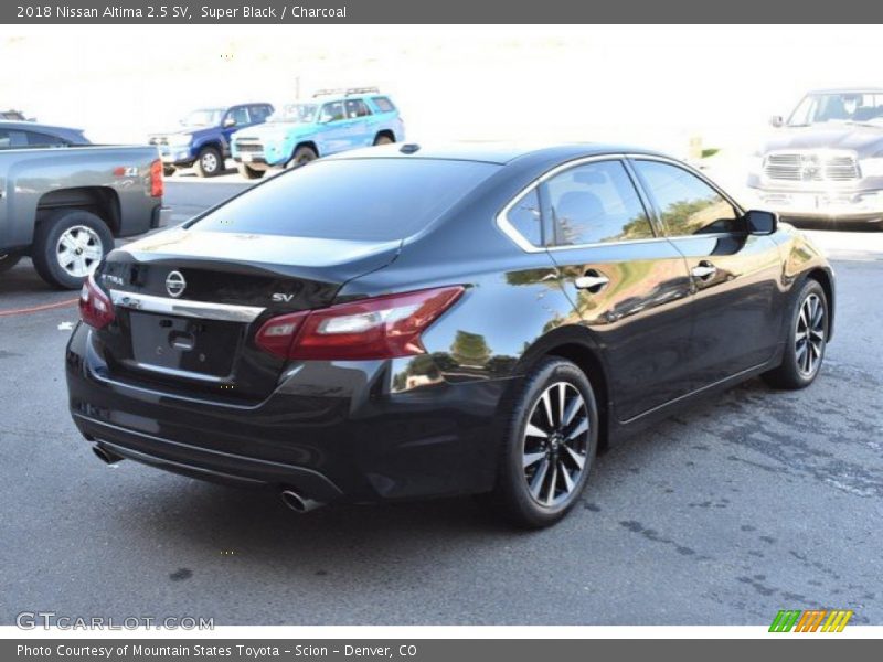 Super Black / Charcoal 2018 Nissan Altima 2.5 SV