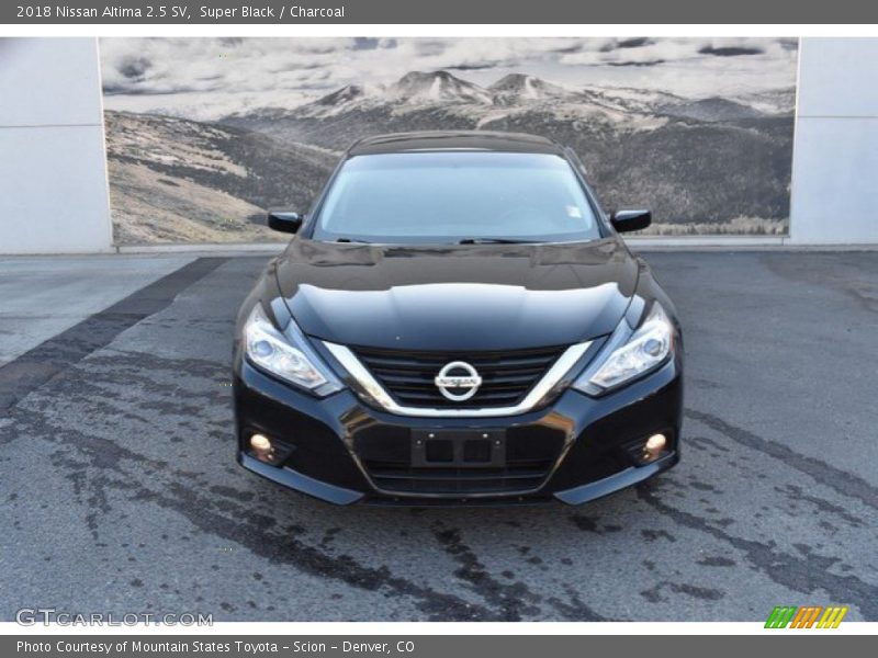 Super Black / Charcoal 2018 Nissan Altima 2.5 SV