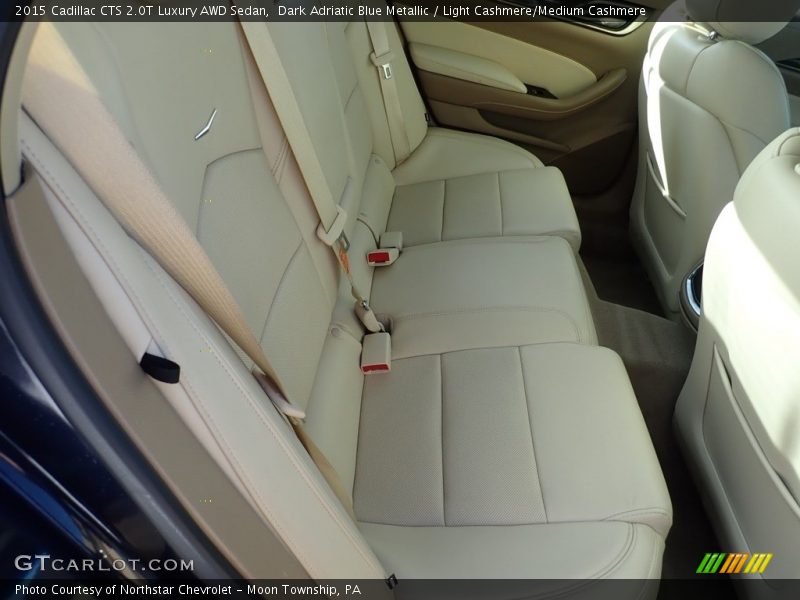 Dark Adriatic Blue Metallic / Light Cashmere/Medium Cashmere 2015 Cadillac CTS 2.0T Luxury AWD Sedan