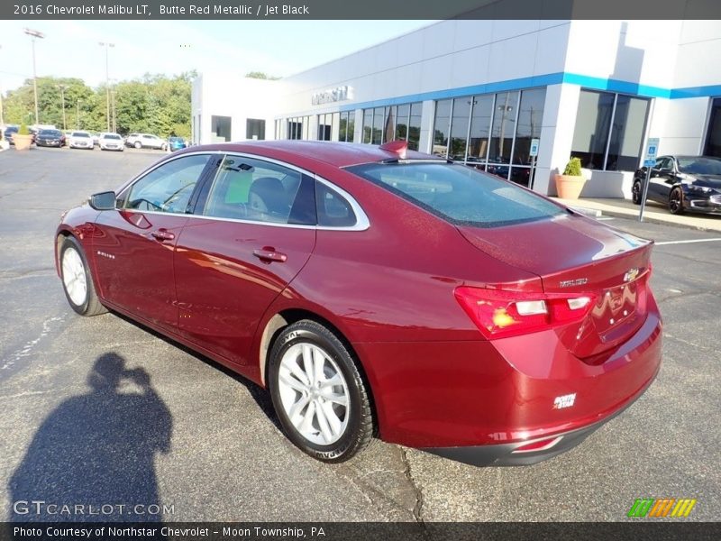 Butte Red Metallic / Jet Black 2016 Chevrolet Malibu LT