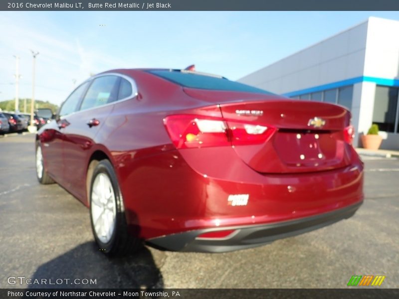 Butte Red Metallic / Jet Black 2016 Chevrolet Malibu LT