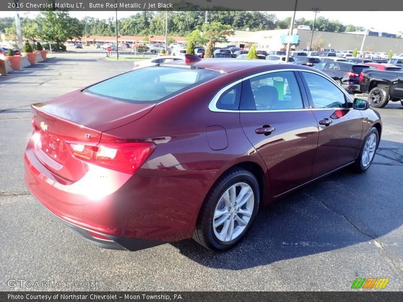 Butte Red Metallic / Jet Black 2016 Chevrolet Malibu LT