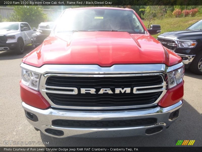 Flame Red / Black/Diesel Gray 2020 Ram 1500 Big Horn Crew Cab 4x4