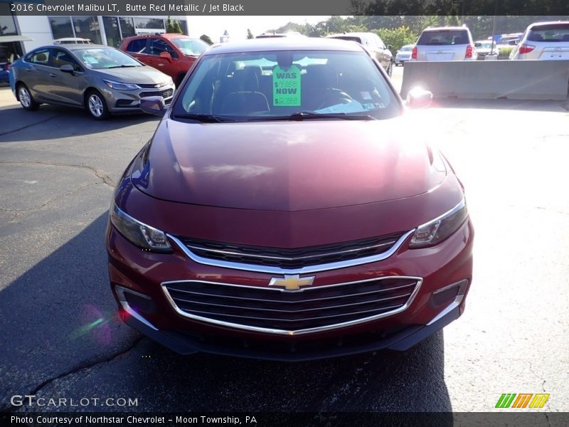 Butte Red Metallic / Jet Black 2016 Chevrolet Malibu LT