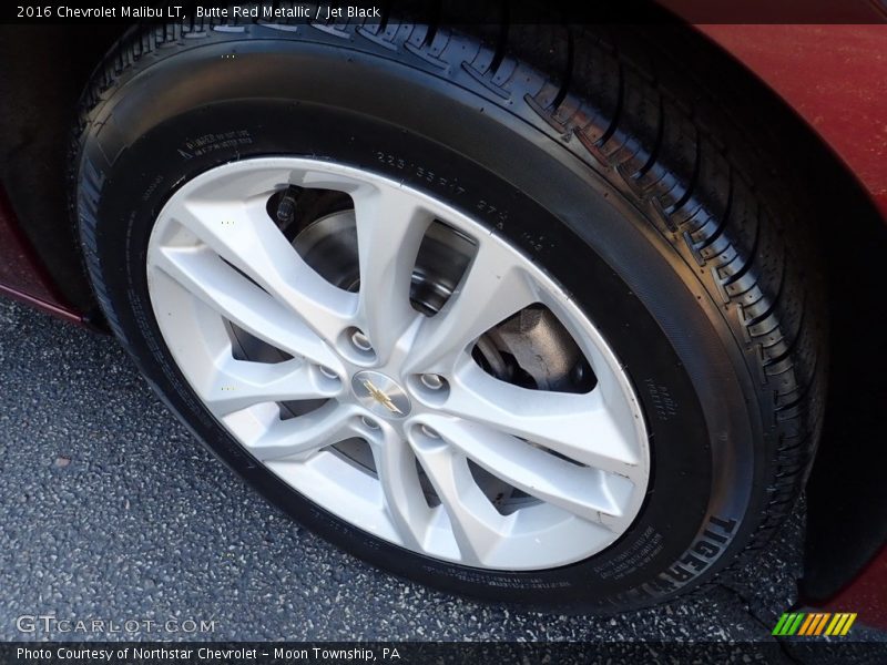 Butte Red Metallic / Jet Black 2016 Chevrolet Malibu LT