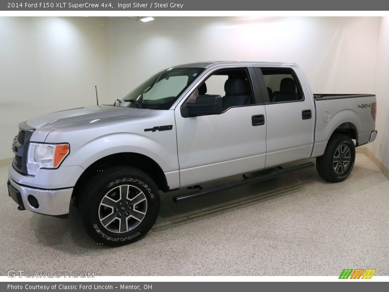 Ingot Silver / Steel Grey 2014 Ford F150 XLT SuperCrew 4x4