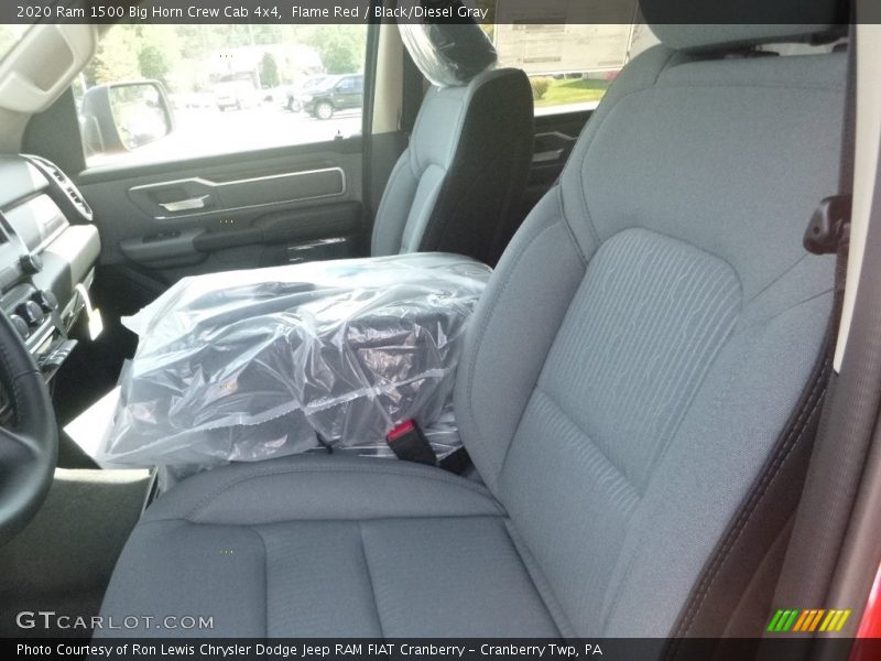 Front Seat of 2020 1500 Big Horn Crew Cab 4x4