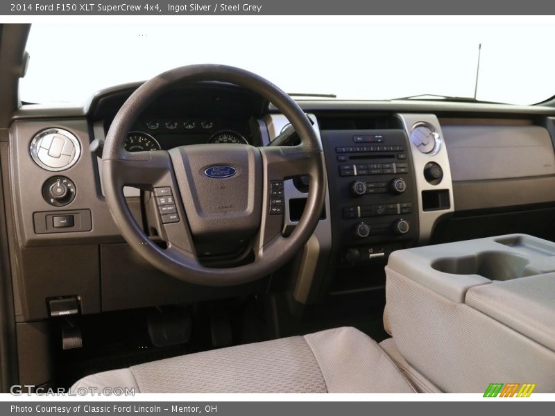 Ingot Silver / Steel Grey 2014 Ford F150 XLT SuperCrew 4x4