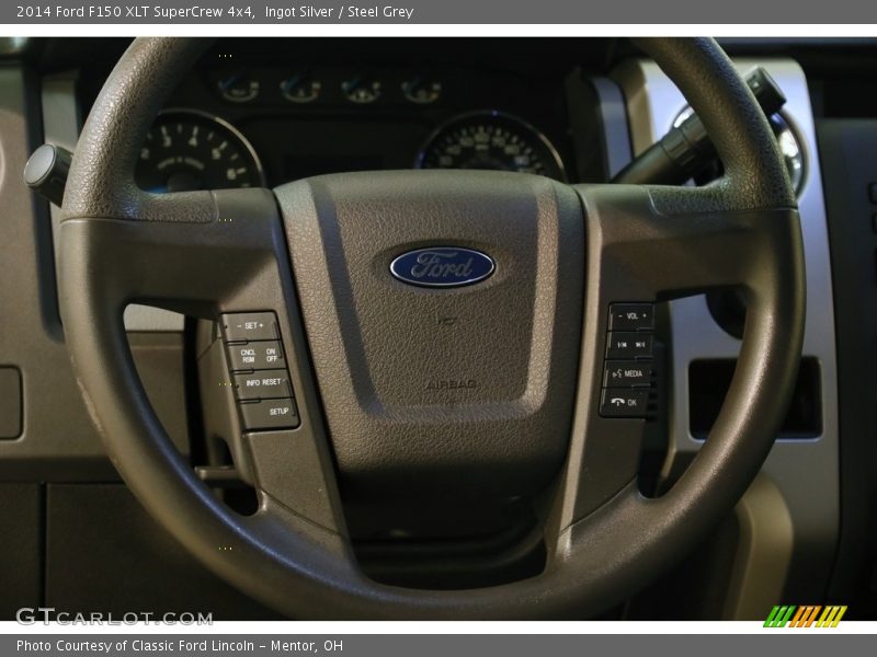 Ingot Silver / Steel Grey 2014 Ford F150 XLT SuperCrew 4x4