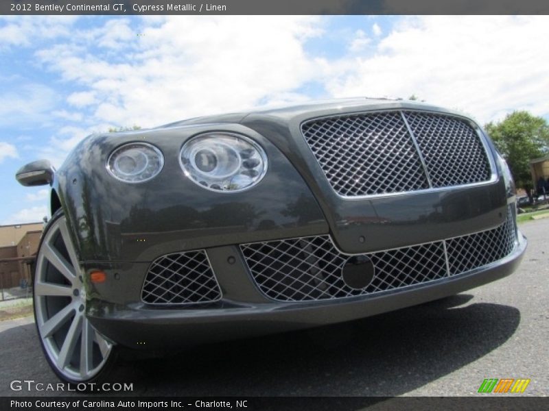 Cypress Metallic / Linen 2012 Bentley Continental GT