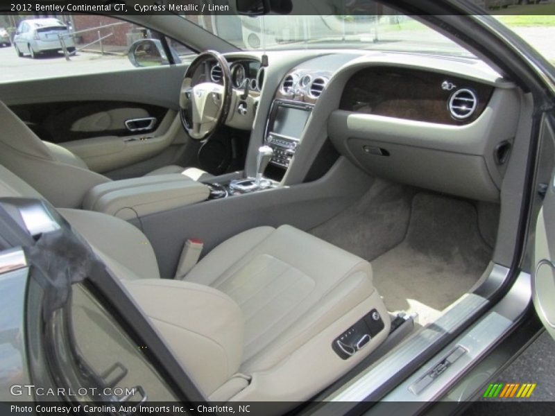 Front Seat of 2012 Continental GT 