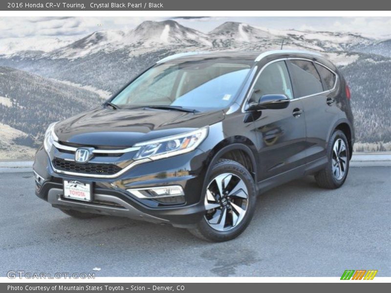 Crystal Black Pearl / Black 2016 Honda CR-V Touring