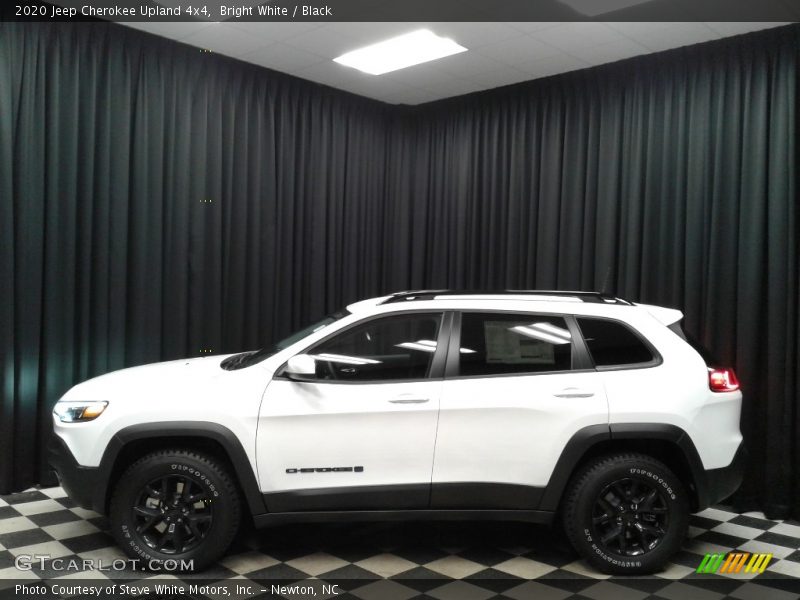 Bright White / Black 2020 Jeep Cherokee Upland 4x4