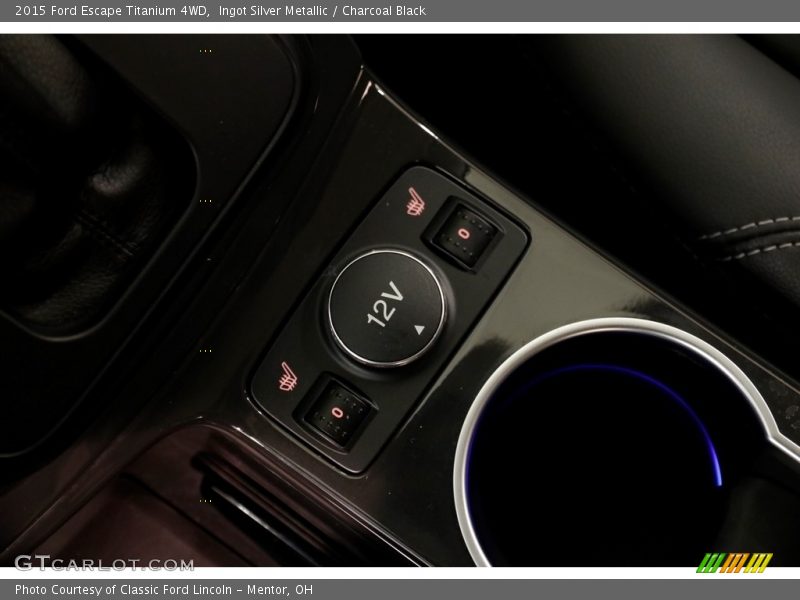 Ingot Silver Metallic / Charcoal Black 2015 Ford Escape Titanium 4WD
