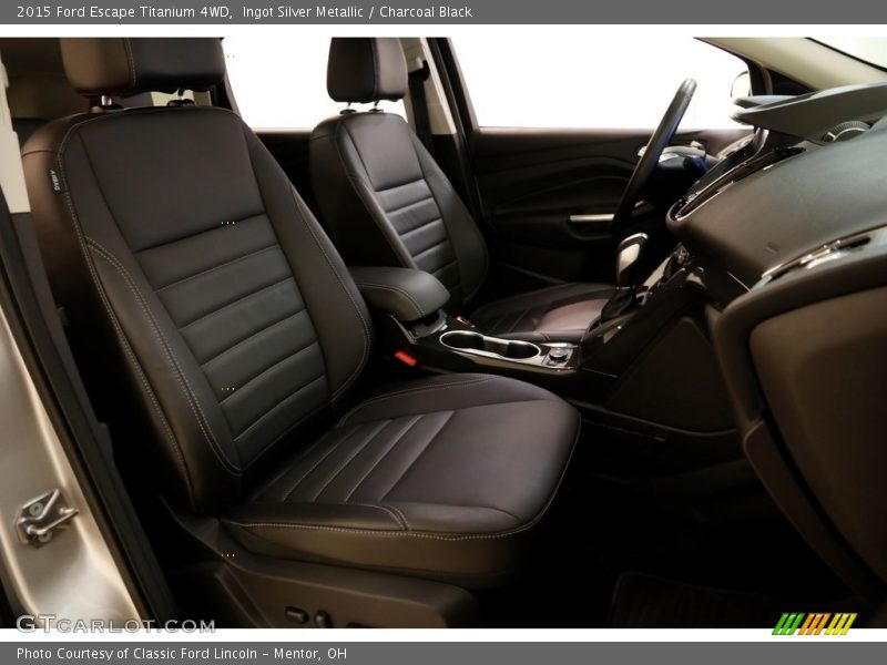 Ingot Silver Metallic / Charcoal Black 2015 Ford Escape Titanium 4WD